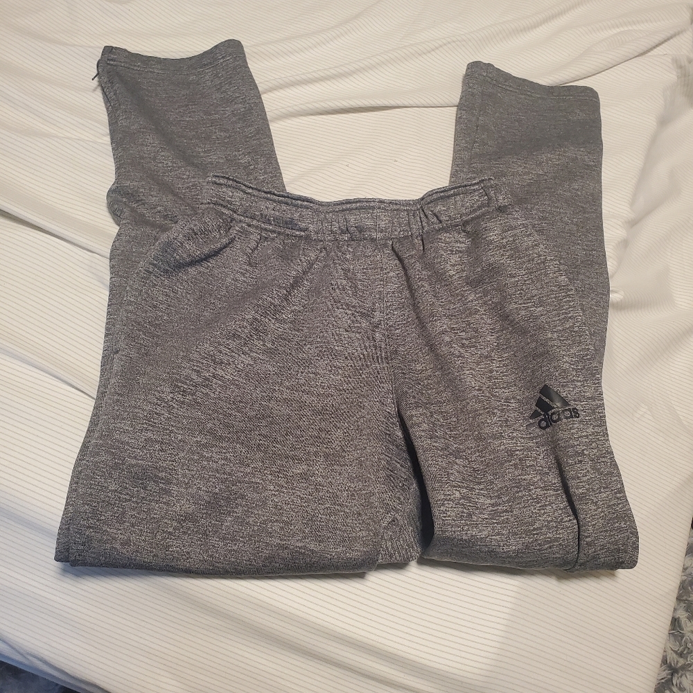 Adidas sweatpants grey size small
